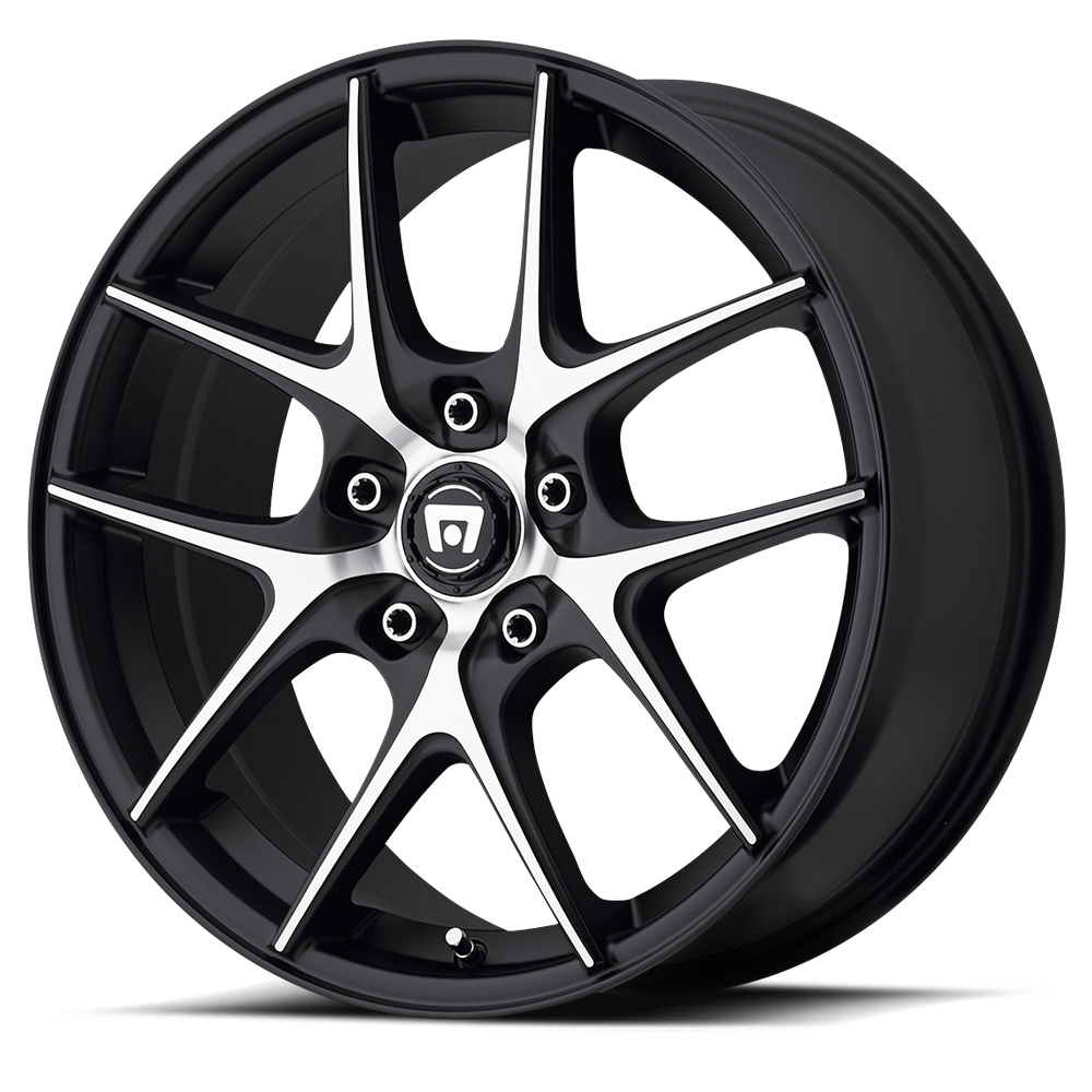 Motegi MR128 MR128 SATIN BLACKWITH MACHINED FACE AND REGISTER - 5X120