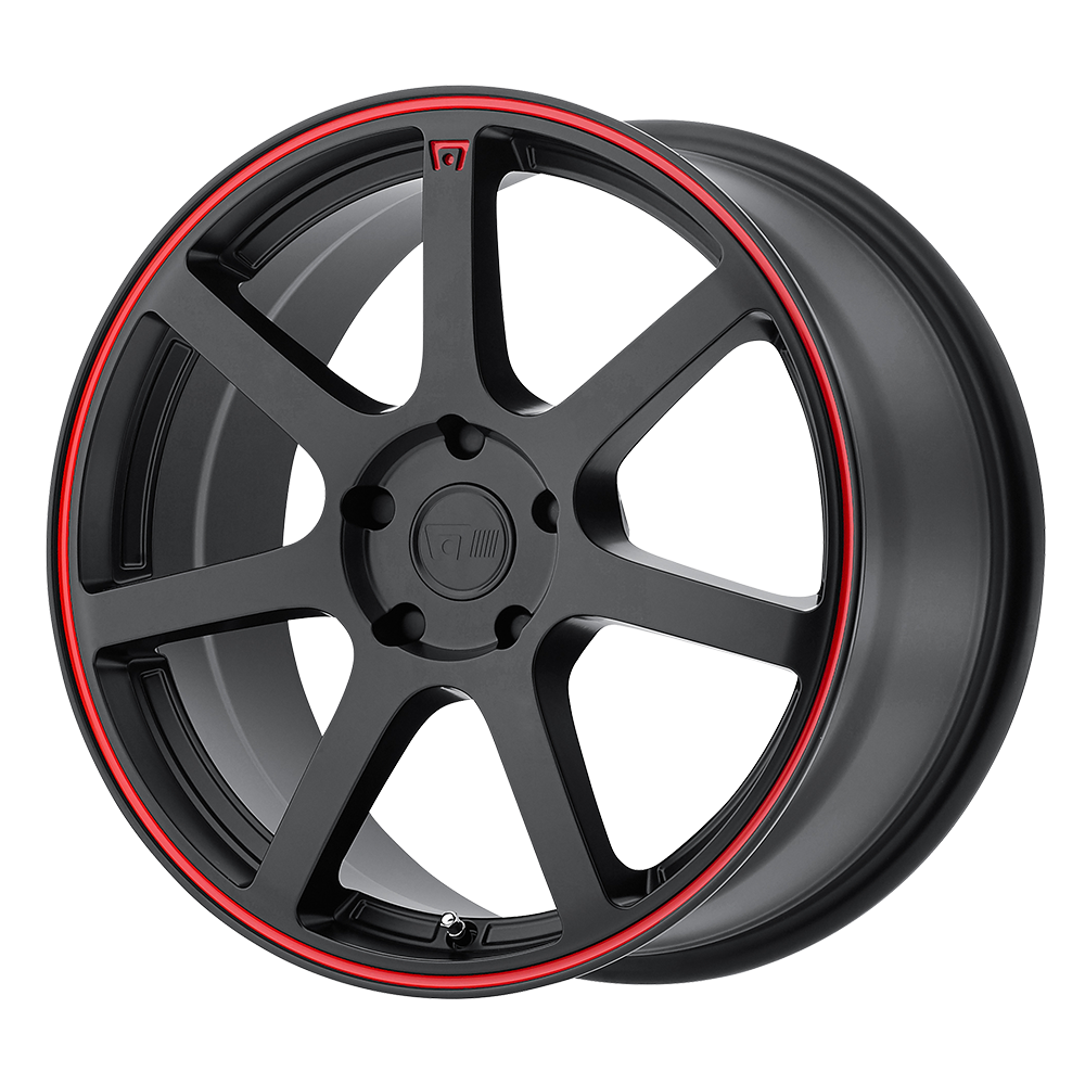 Motegi MR132 MR132 MATTE BLACK RED STRIPE - 5X4.5