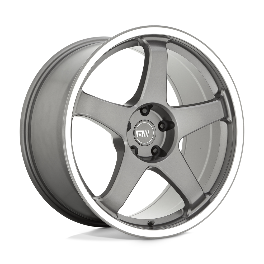 Motegi MR151 CS5 GUNMETAL WITH MACHINED LIP - 5X112