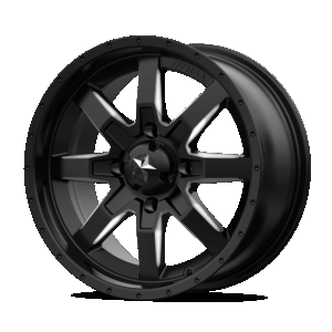 MSA Offroad Wheels MA025 ROCKER UTV MILLED SATIN BLACK - 4X110