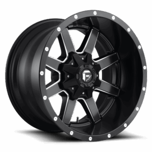 Fuel 1PC FC538 MAVERICK MATTE BLACK MILLED - 5X4.5/5.0