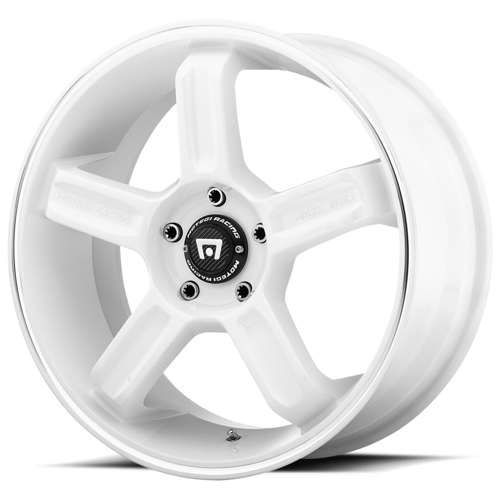 Motegi MR122 MR122 WHITE W/ MACHINED STRIPE - 5X110