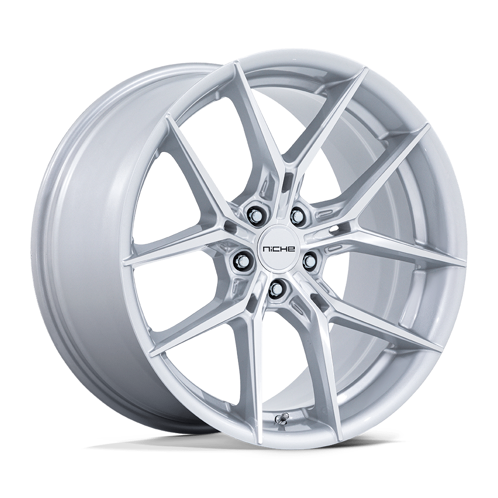 Niche 1PC NC279 PRODIGY 5 SILVER WITH MACHINED FACE - 5X4.5