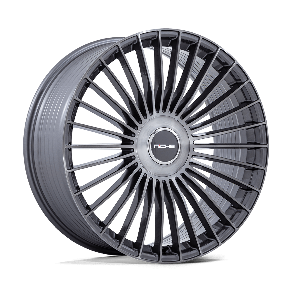 Niche 1PC NC282 SERENE GLOSS TITANIUM BRUSHED - 5X112/120