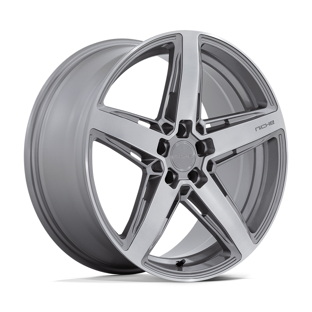 Niche 1PC NC270 TERAMO ANTHRACITE BRUSHED FACE TINT CLEAR - 5X4.5