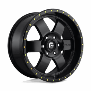 Fuel 1PC FC618 PODIUM MATTE BLACK - 6X135