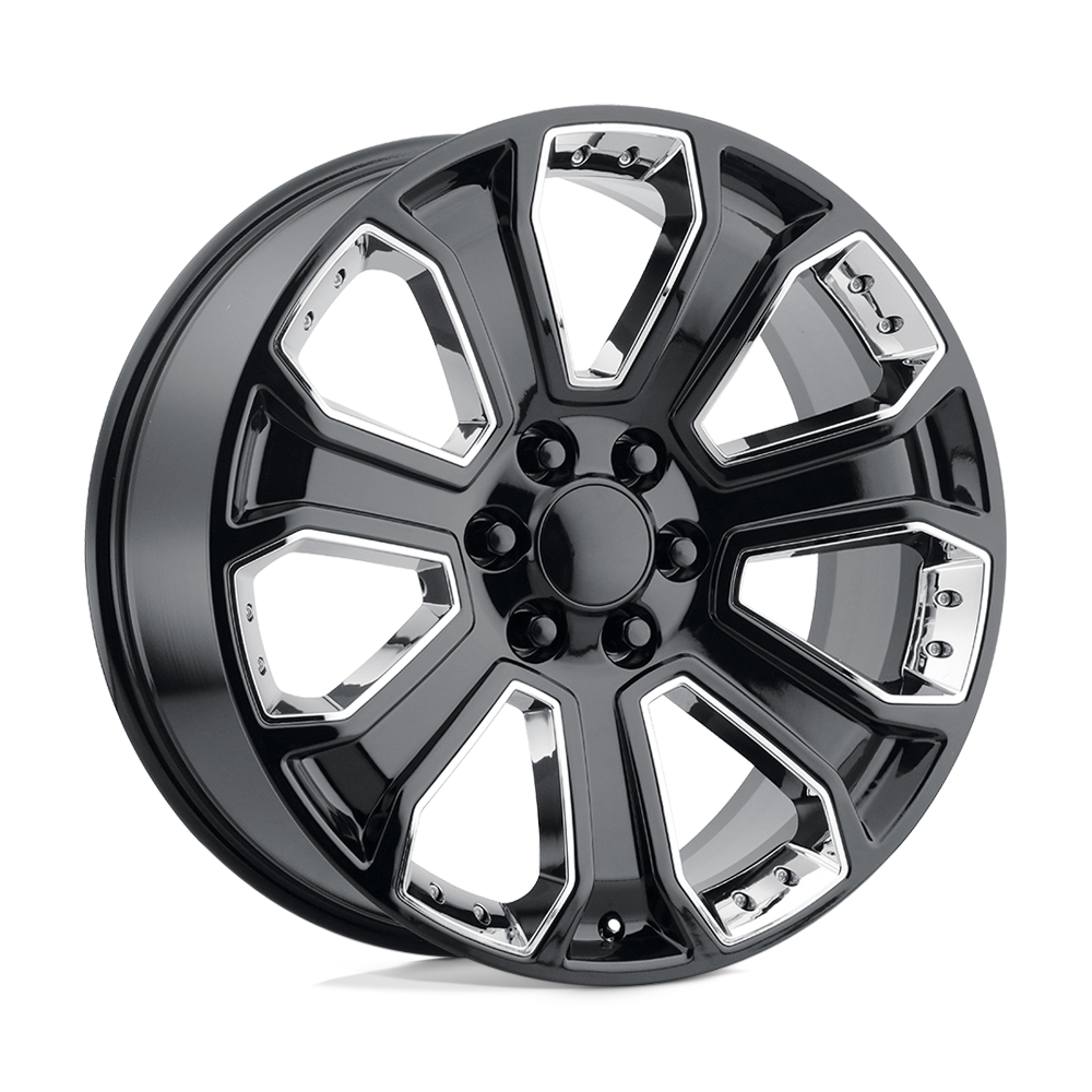 Performance Replicas PR113 PR113 GLOSS BLACK WITH CHROME ACCENTS - 6X5.5