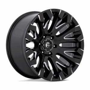 Fuel 1PC FC828 QUAKE GLOSS BLACK MILLED - 5X150