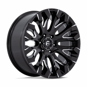 Fuel 1PC FC828 QUAKE GLOSS BLACK MILLED - 6X135