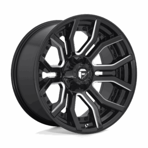 Fuel 1PC FC711 RAGE GLOSS BLACK MILLED - 6X135/5.5