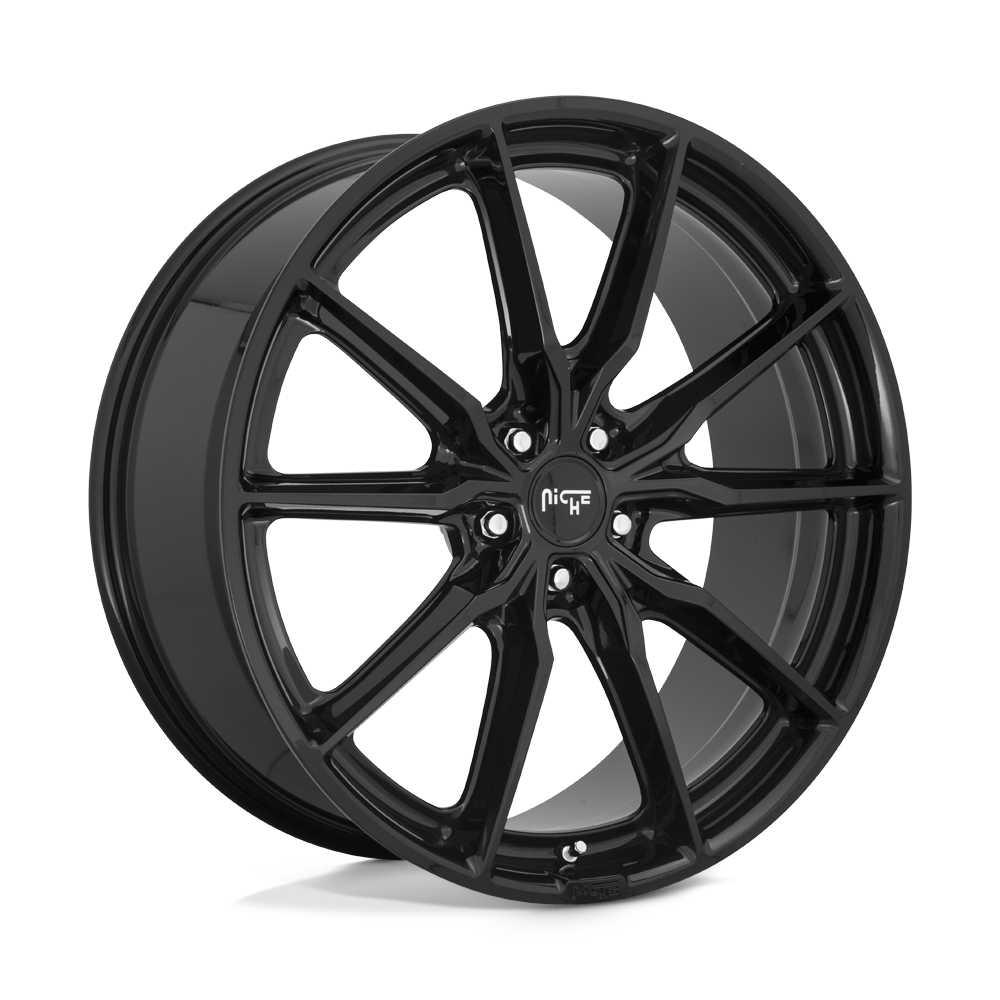 Niche 1PC NC240 RAINIER GLOSS BLACK - 5X120