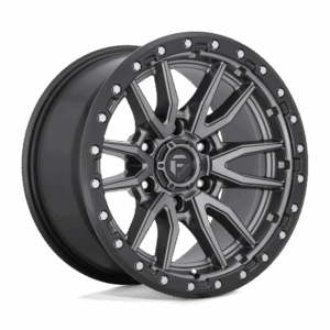 Fuel 1PC FC680 REBEL MATTE GUN METAL BLACK BEAD RING - 6X5.5