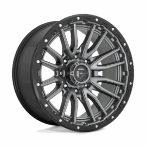 Fuel 1PC FC680 REBEL MATTE GUN METAL BLACK BEAD RING - 8X180