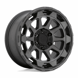 Black Rhino Hard Alloys BRRTR ROTOR MATTE GUNMETAL WITH BRUSHED TINTED FACE - 5X5.0