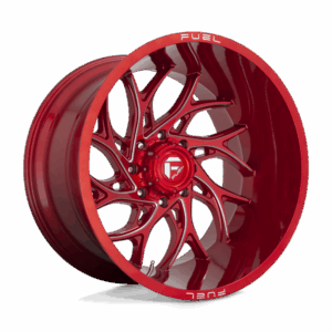 Fuel 1PC FC742 RUNNER CANDY RED MILLED - 5X5.0