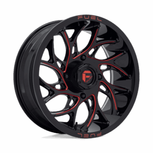 Fuel UTV FV779 RUNNER UTV GLOSS BLACK MILLED CANDY RED - 4X137