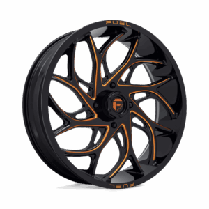 Fuel UTV FV780 RUNNER UTV GLOSS BLACK MILLED ORANGE - 4X156