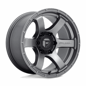 Fuel 1PC FC767 RUSH MATTE GUN METAL - 6X5.5