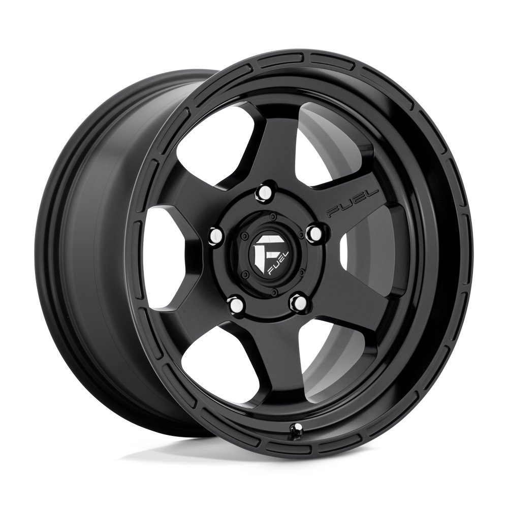 Fuel 1PC FC664 SHOK MATTE BLACK - 6X135