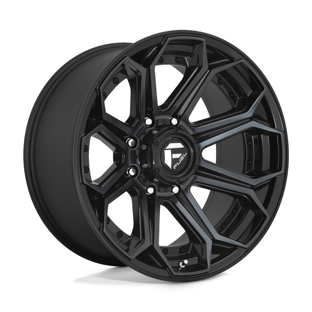 Fuel 1PC FC704 SIEGE GLOSS MACHINED DOUBLE DARK TINT - 5X5.0