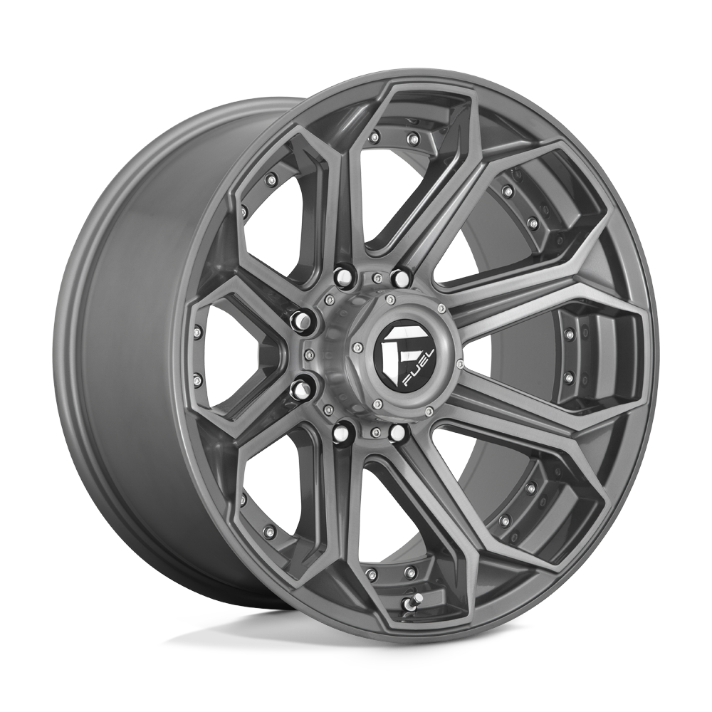 Fuel 1PC FC705 SIEGE BRUSHED GUN METAL TINTED CLEAR - 8X170