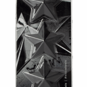 MSA STAR LOGO - BLACK (4PK) - MSA WHEELS