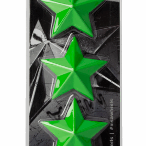 MSA STAR LOGO - GREEN (4PK) - MSA WHEELS