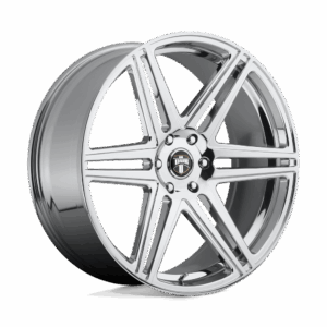 DUB 1PC DC122 SKILLZ CHROME PLATED - 6X5.5