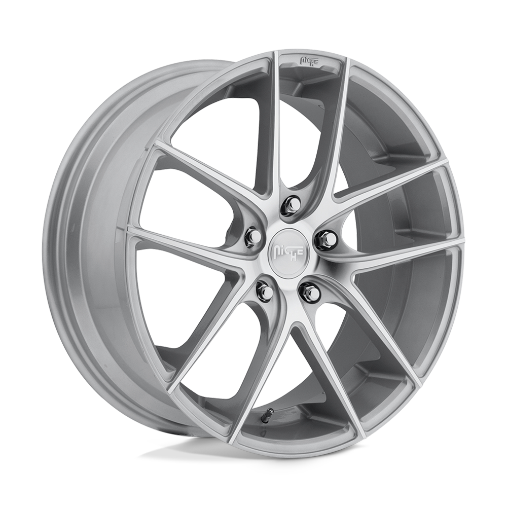 Niche 1PC NC131 TARGA GLOSS SILVER MACHINED - 5X4.5
