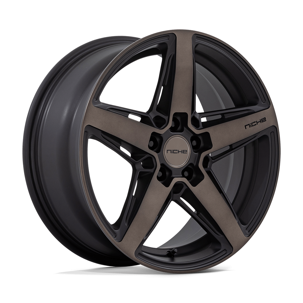 Niche 1PC NC271 TERAMO MATTE BLACK WITH DOUBLE DARK TINT FACE - 5X100