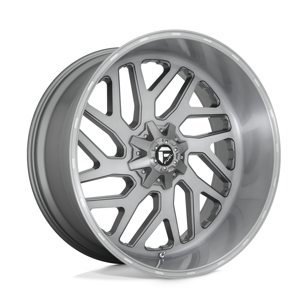 Fuel 1PC FC715 TRITON BRUSHED GUN METAL TINTED CLEAR - 8X6.5