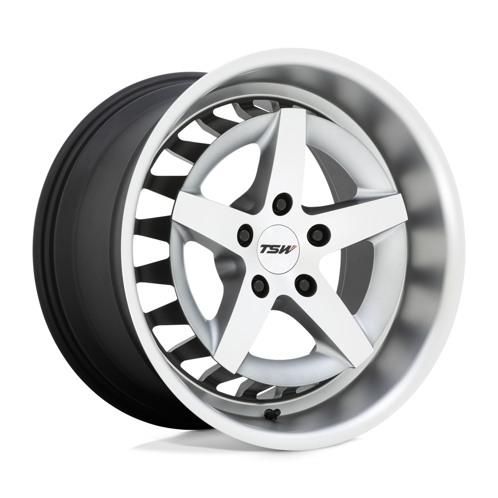 TSW TWDNR DEGNER MATTE TITANIUM WITH MACHINED FACE - 5X112