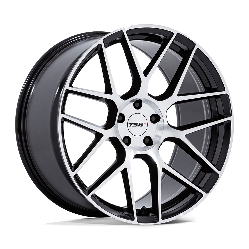 TSW TW002 LASARTHE GLOSS BLACK MACHINED - 5X112