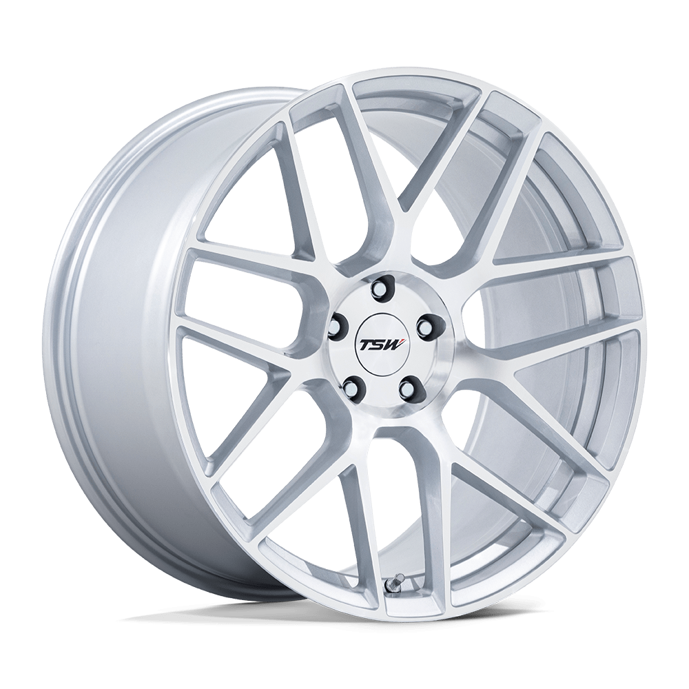 TSW TW002 LASARTHE GLOSS SILVER MACHINED - 5X120
