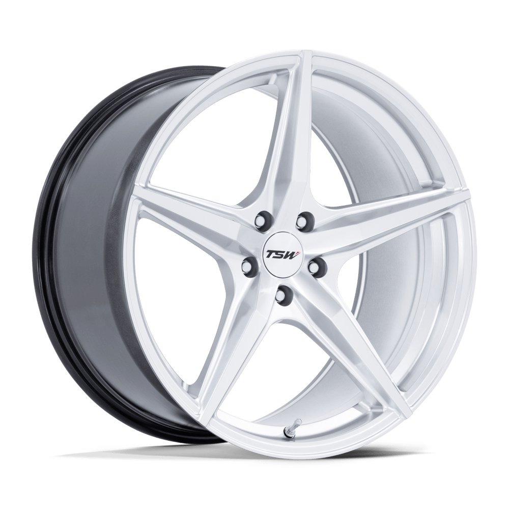 TSW TW007 ESPRIT HYPER SILVER W/ MACHINED FACE - 5X4.5