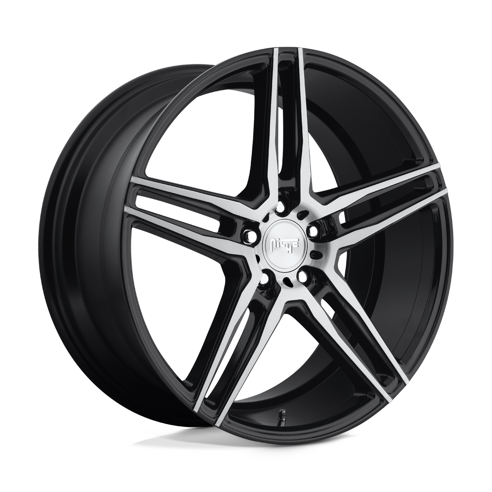 Niche 1PC NC169 TURIN MATTE BLACK MACHINED - 5X120