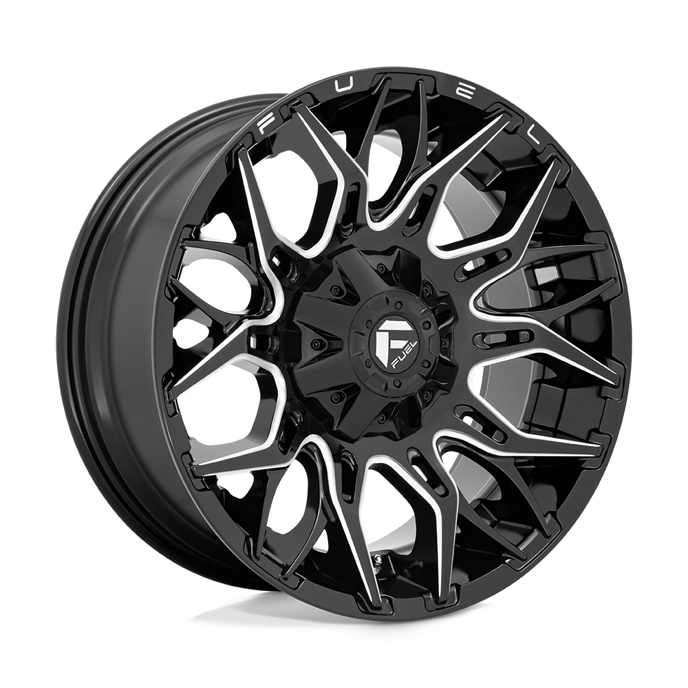 Fuel 1PC FC769 TWITCH GLOSSY BLACK MILLED - 5X5.5/150