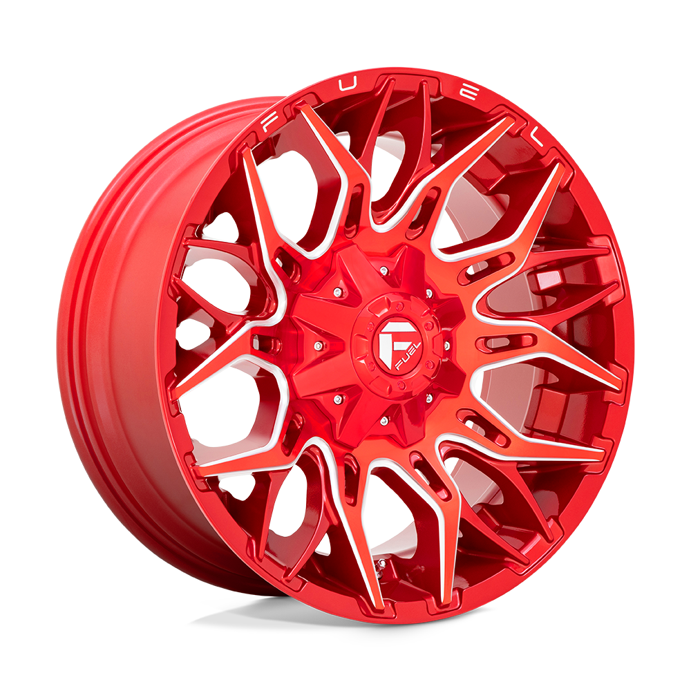 Fuel 1PC FC771 TWITCH CANDY RED MILLED - 5X4.5/5.0