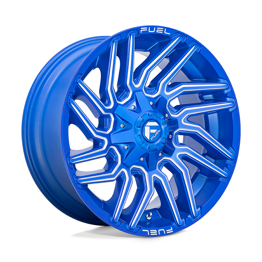 Fuel 1PC FC774 TYPHOON ANODIZED BLUE MILLED - 5X4.5/5.0