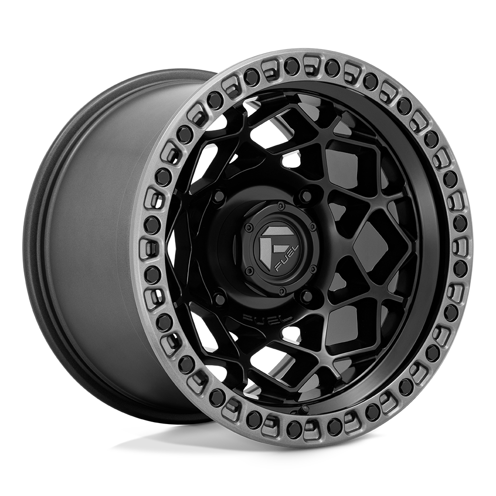 Fuel UTV FV783 UNIT UTV MATTE BLACK WITH GUNMETAL RING - 4X137