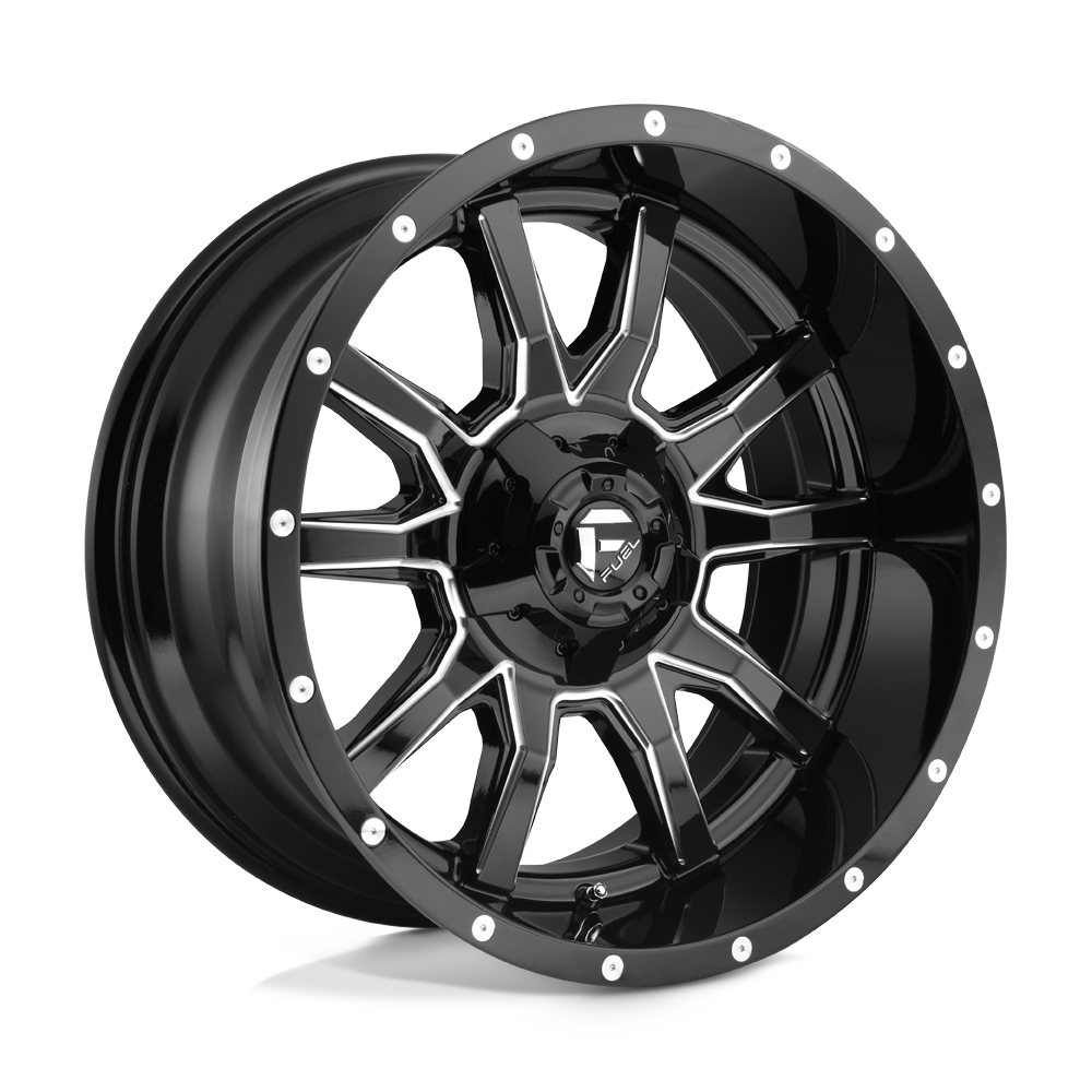 Fuel 1PC FC627 VANDAL GLOSS BLACK MILLED - 6X135/5.5
