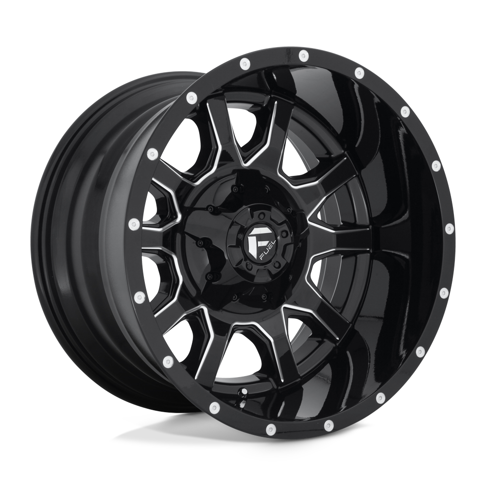 Fuel 1PC FC627 VANDAL GLOSS BLACK MILLED - 8X6.5