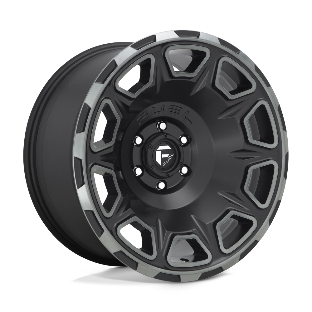 Fuel 1PC FC686 VENGEANCE MATTE BLACK DOUBLE DARK TINT - 6X135