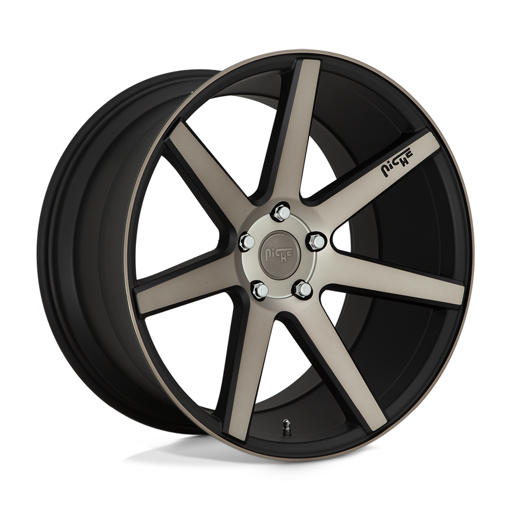 Niche 1PC NC150 VERONA MATTE BLACK MACHINED - 5X112