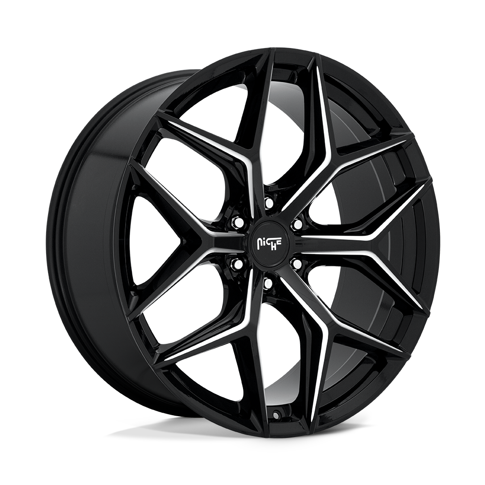 Niche 1PC NC232 VICE SUV GLOSS BLACK MILLED - 6X5.5