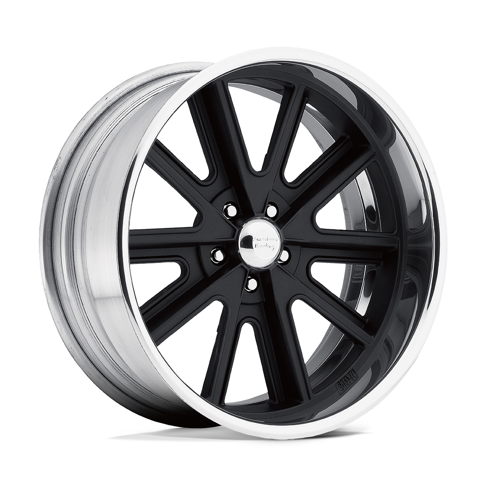 American Racing Vintage VN407 VN407 TWO-PIECE HOT ROD BLACK CENTER POLISHED BARREL - BLANK