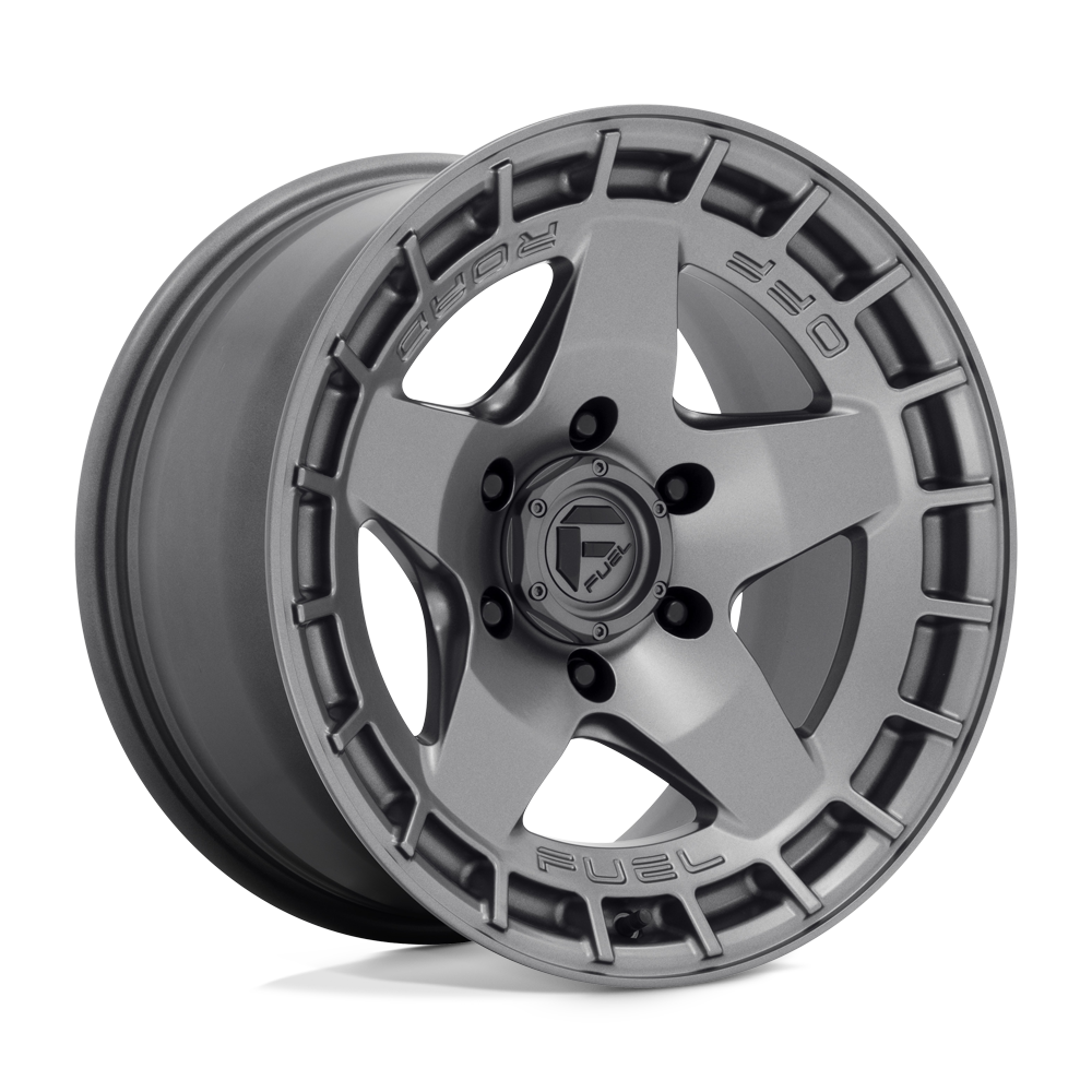 Fuel 1PC FC734 WARP MATTE GUN METAL - 5X150