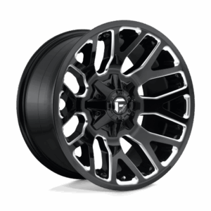Fuel 1PC FC623 WARRIOR GLOSS BLACK MILLED - 5X4.5/5.0