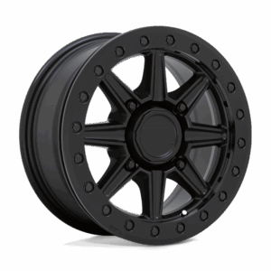 Black Rhino Hard Alloys - UTV BSWBB WEBB UTV BEADLOCK MATTE BLACK - 4X137