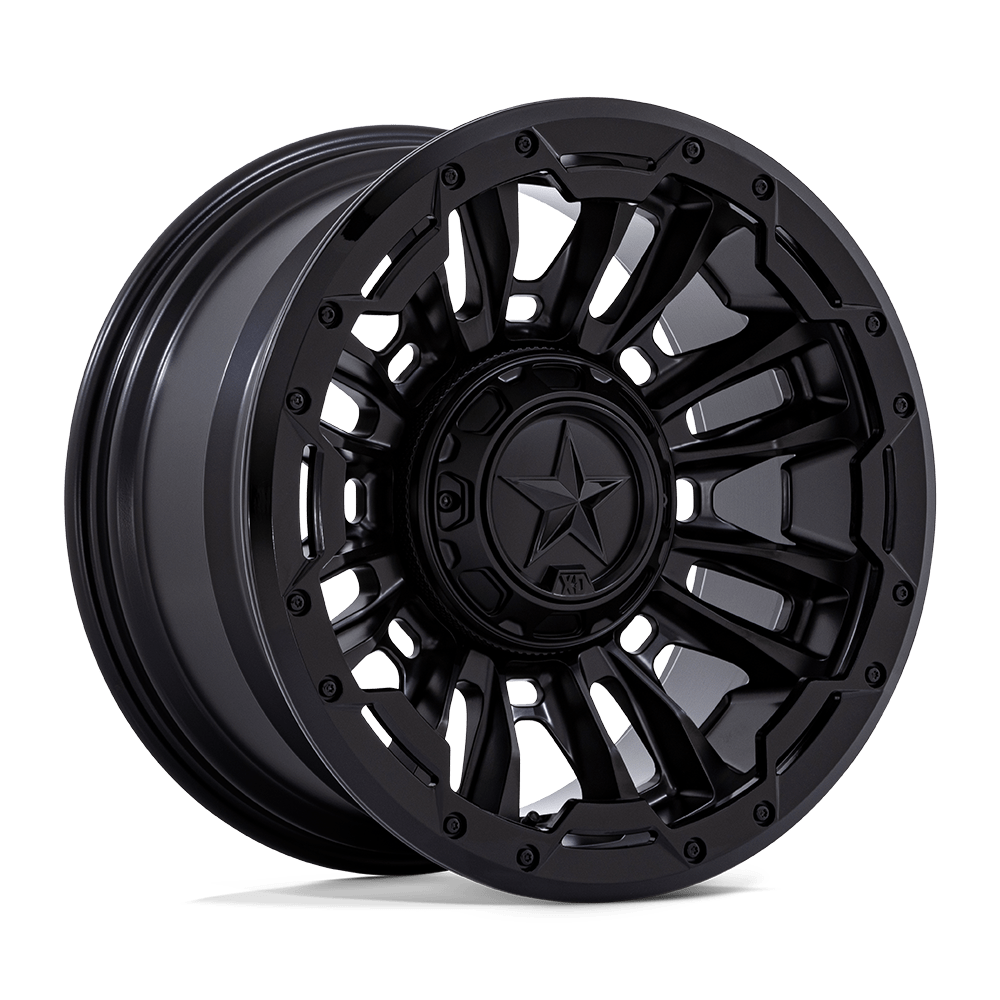 XD XD870 BOMBER MATTE BLACK W/ GLOSS BLACK RING - 5X5.0/5.5